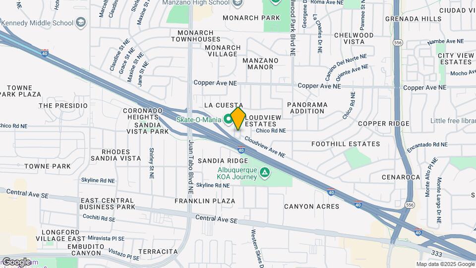405 Zena Lona St NE Mapa y Detalles de la Ubicación