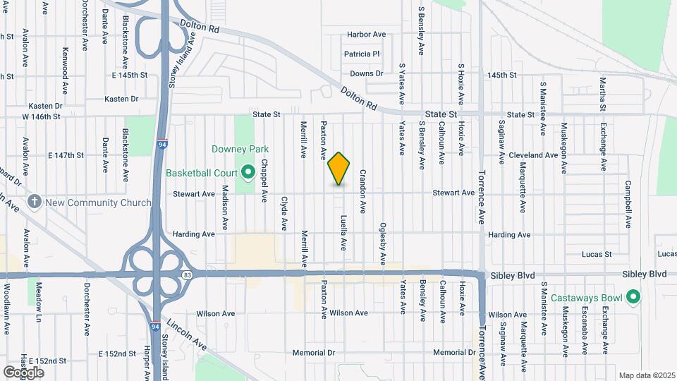 368 S Luella Ave Map and Location Details