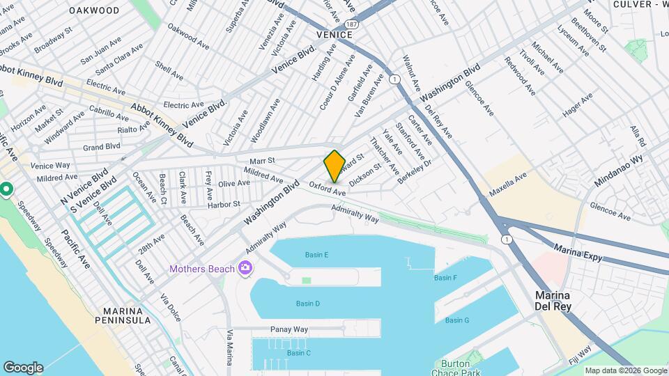 745 Oxford Ave Mapa y Detalles de la Ubicación