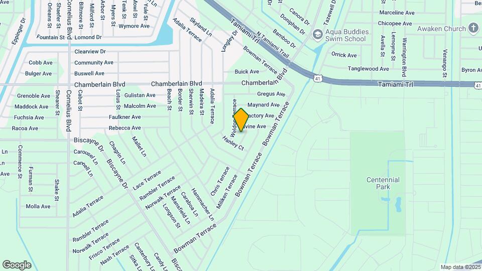 1153 Chalmer Terrace Map and Location Details
