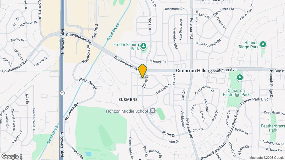 1441 Piros Dr Mapa y Detalles de la Ubicación