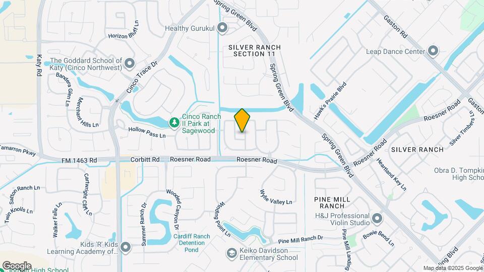 3310 Retama Falls Ln Map and Location Details