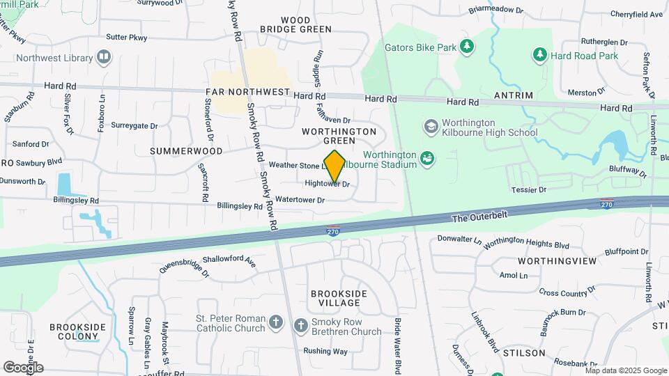 1713 Hightower Dr Map and Location Details