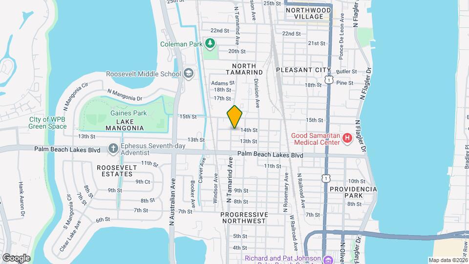 922 14th St Map and Location Details