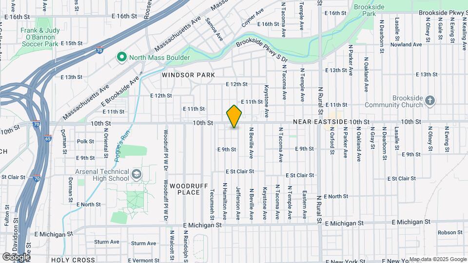 942 Jefferson Ave Map and Location Details