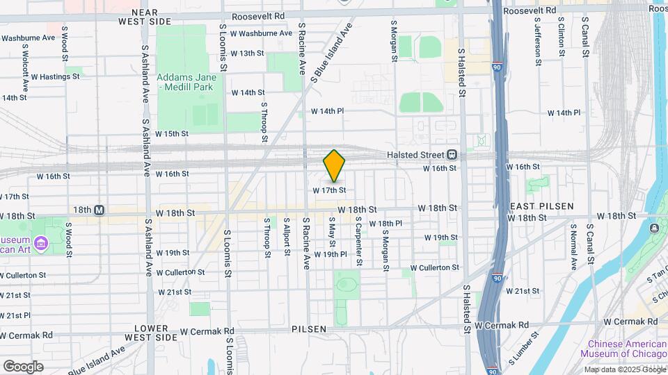 1132 W 17th St Map and Location Details