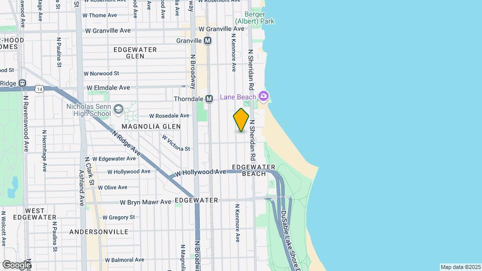 5817 N Kenmore Ave Map and Location Details