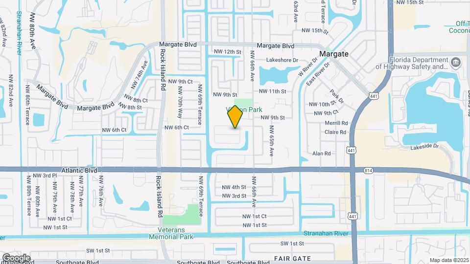 6711 NW 8th St Map and Location Details