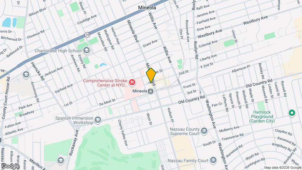 91 Mineola Blvd Mapa y Detalles de la Ubicación