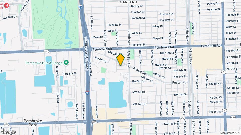 834 NW 7th St Map and Location Details