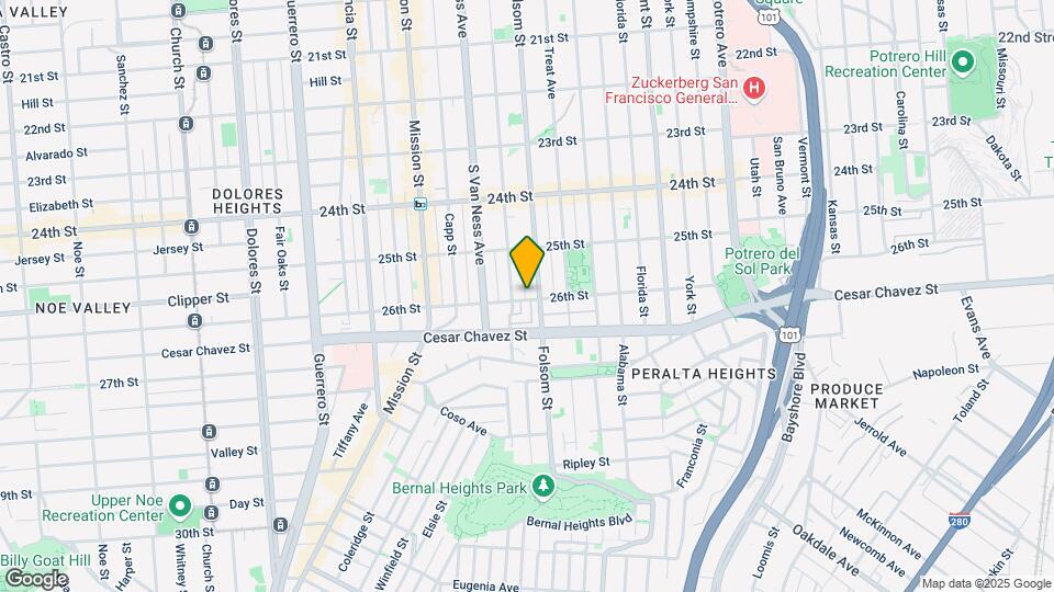 3212-3222 26th St Map and Location Details