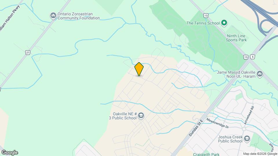 3216 Meadowridge Dr Map and Location Details