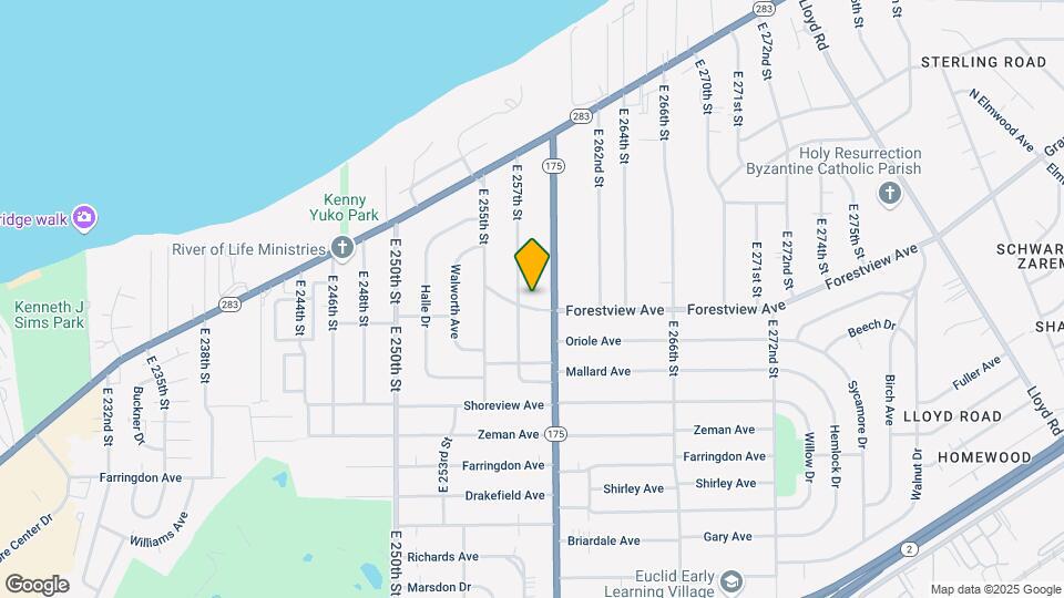 25801 Forestview Ave Map and Location Details