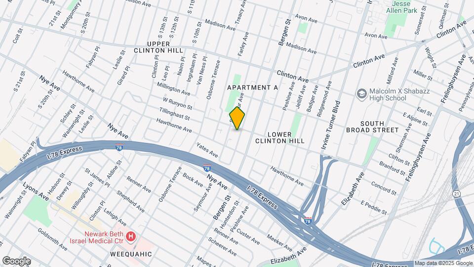 255 Chadwick Ave Map and Location Details