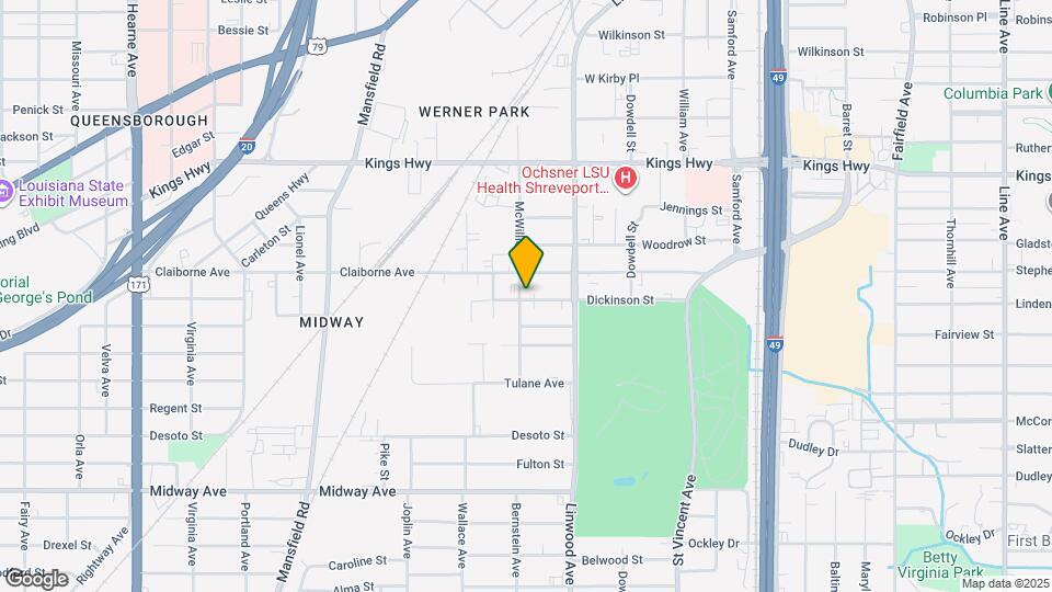 1654 Dickinson St Map and Location Details