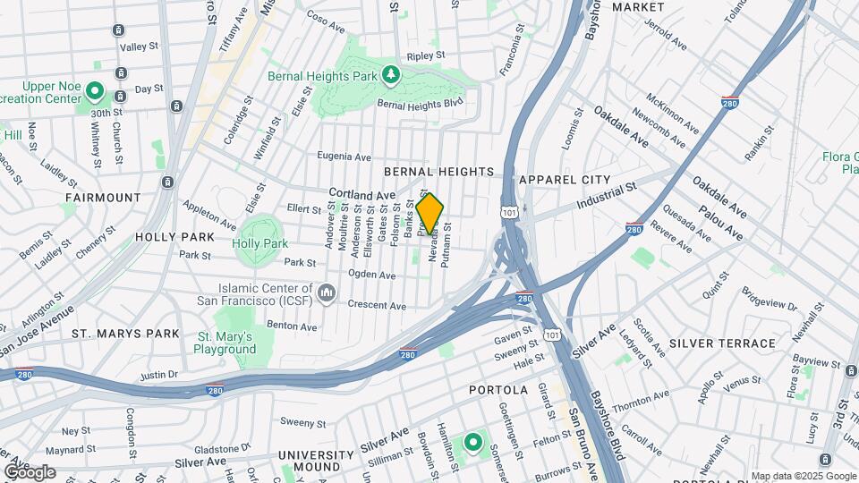 378 Nevada St Map and Location Details