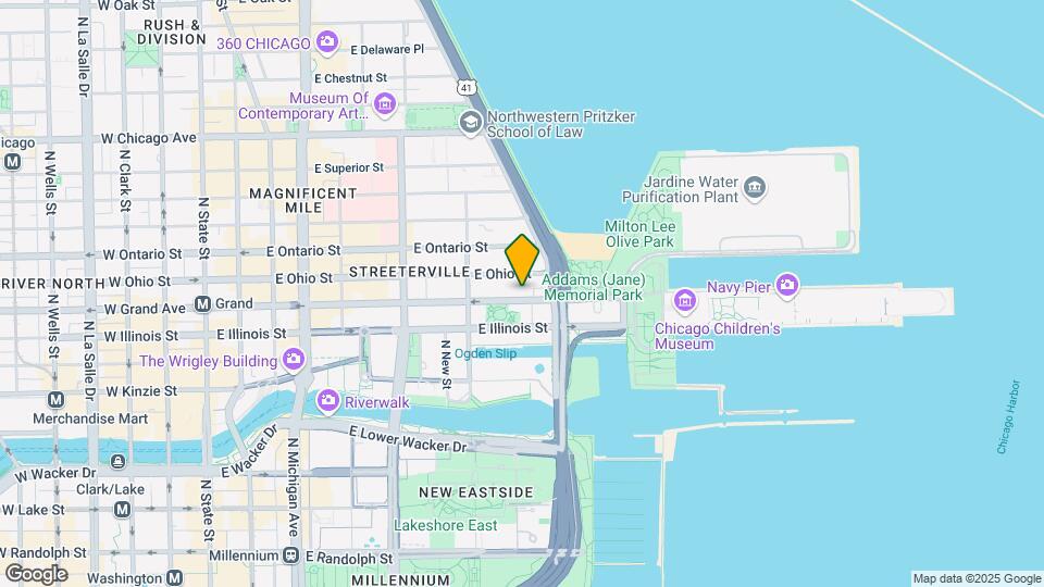 540 N Lake Shore Dr Map and Location Details