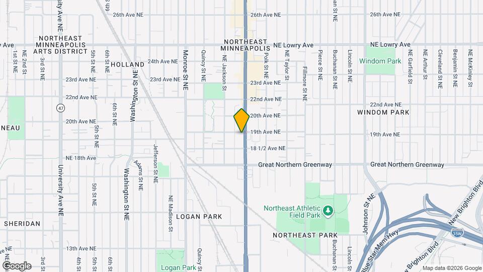 1842-1854 N Central Ave Mapa y Detalles de la Ubicación