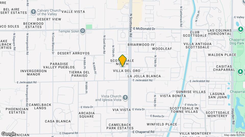 7118 E Buena Terra Way Map and Location Details