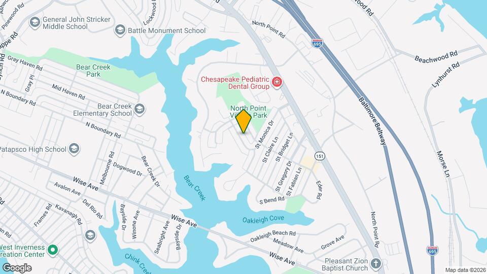 4035 St Monica Dr Mapa y Detalles de la Ubicación