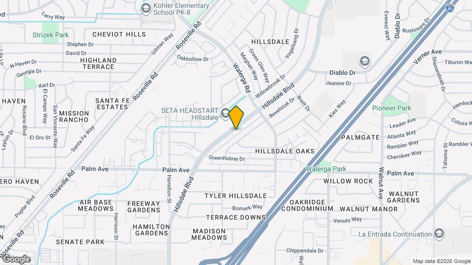 5674 Hillsdale Blvd Mapa y Detalles de la Ubicación