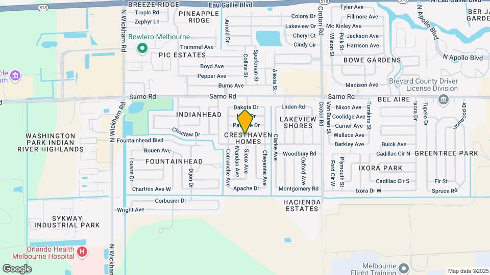 2417 Delaware Dr Map and Location Details