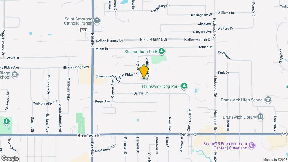 4113 Shenandoah Pkwy Map and Location Details