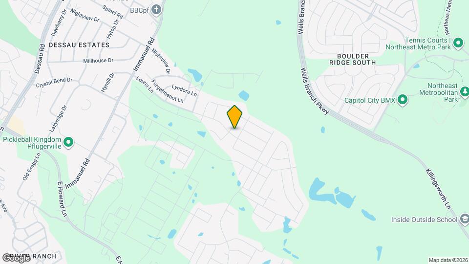 2804 Louris Ln Map and Location Details