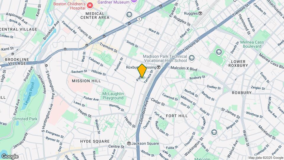 11 Alleghany St, Unit 1 Map and Location Details