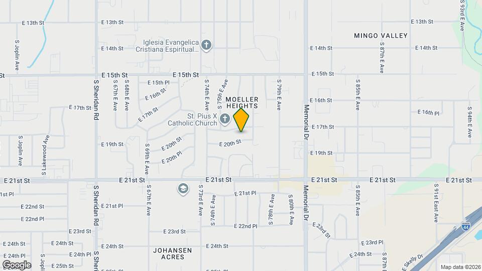 7471 E 20th St Map and Location Details