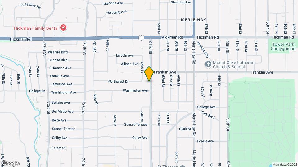1724 63rd St Map and Location Details