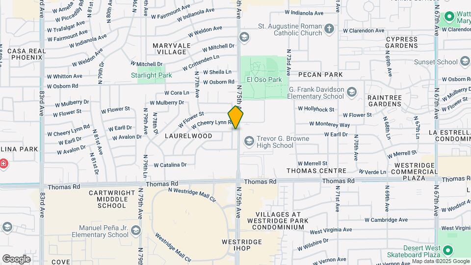 3043 N 75th Dr Map and Location Details