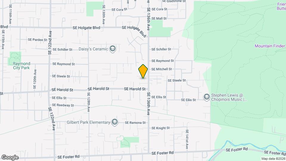 13556 SE Steele St Map and Location Details