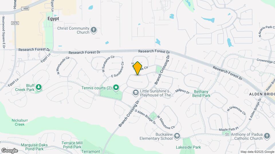 71 N Brooksedge Cir Map and Location Details