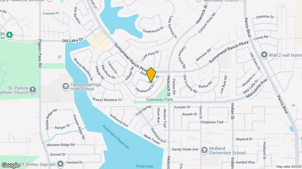 23890 Hazelwood Dr Map and Location Details