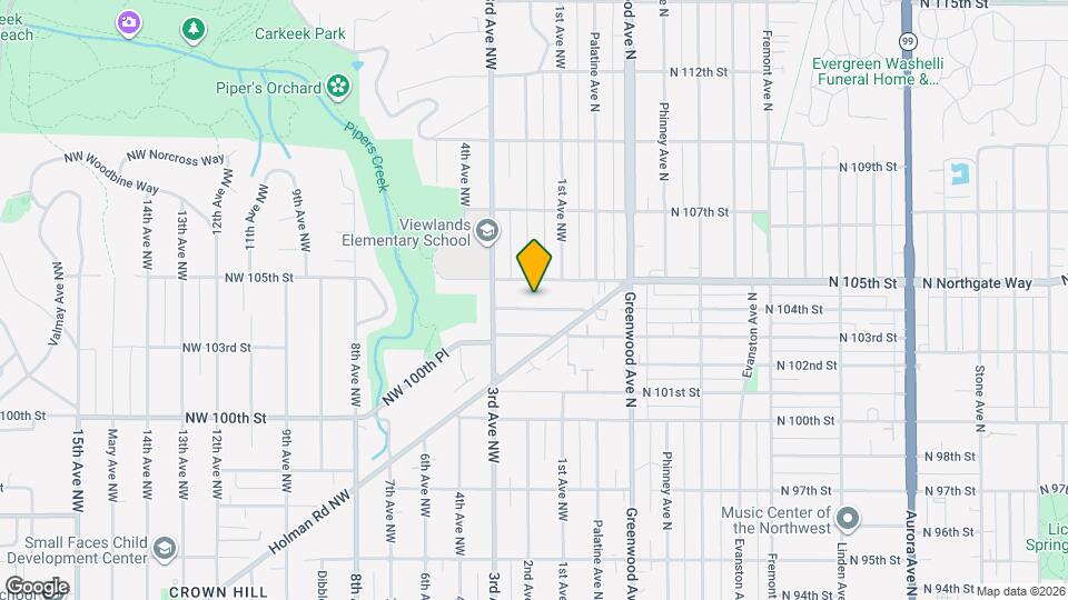 126 NW 104th St Map and Location Details