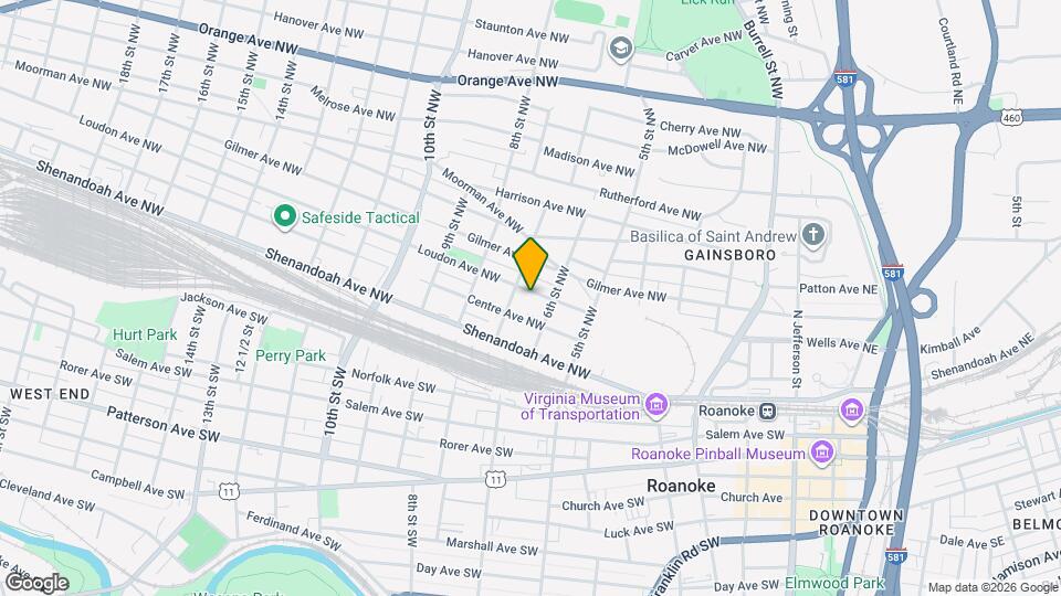 618 Loudon Ave NW Map and Location Details