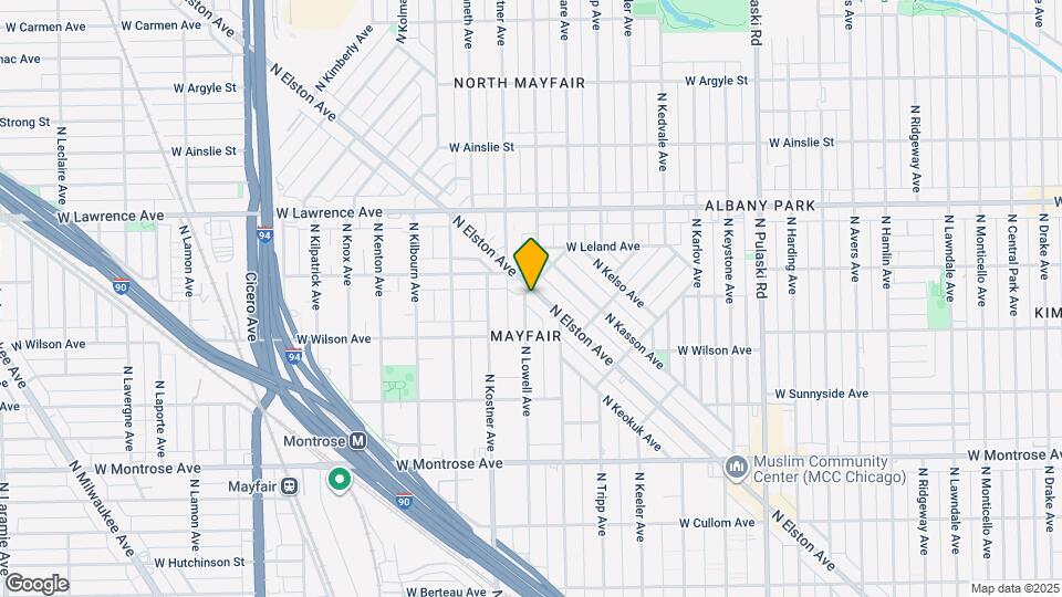 4650 N Elston Ave Mapa y Detalles de la Ubicación