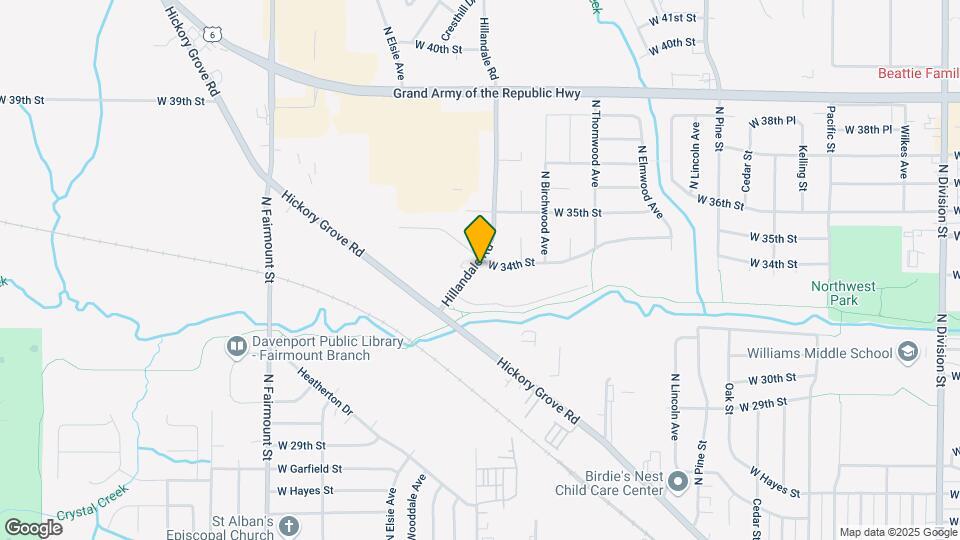3367 Hillandale Rd Mapa y Detalles de la Ubicación