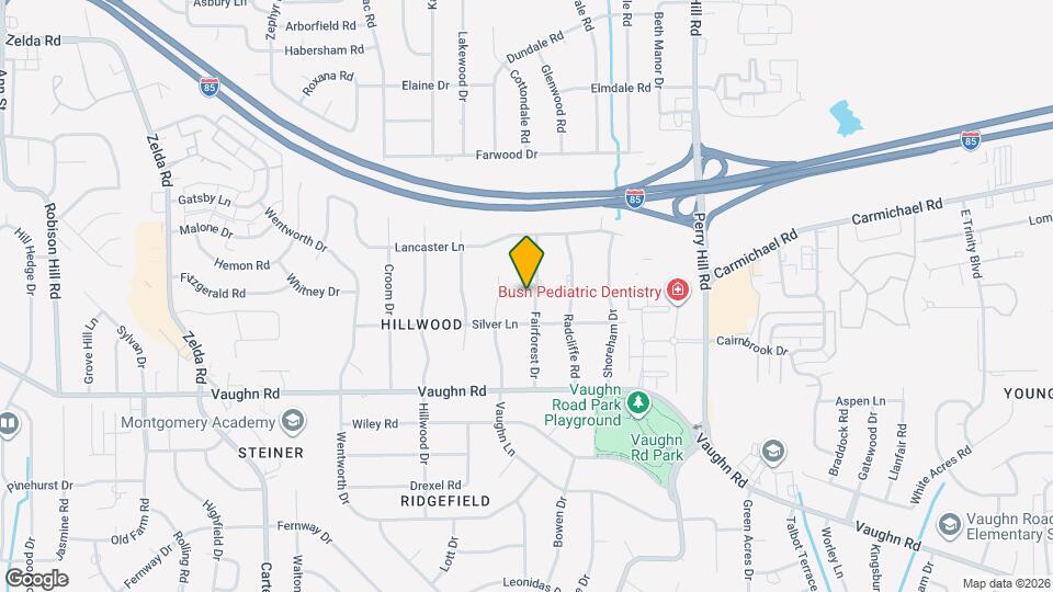 1738 Fairforest Dr Map and Location Details