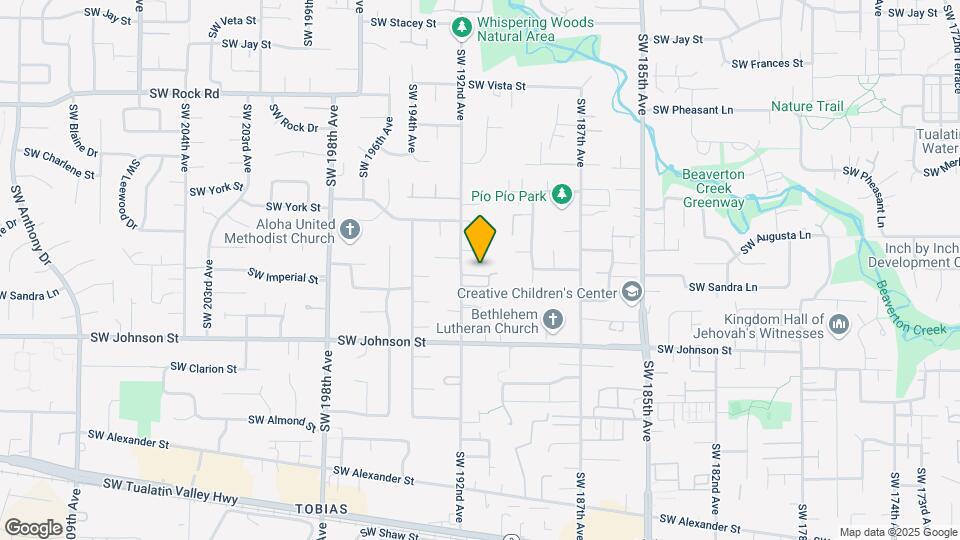 19135 SW Fernshire Ln Map and Location Details