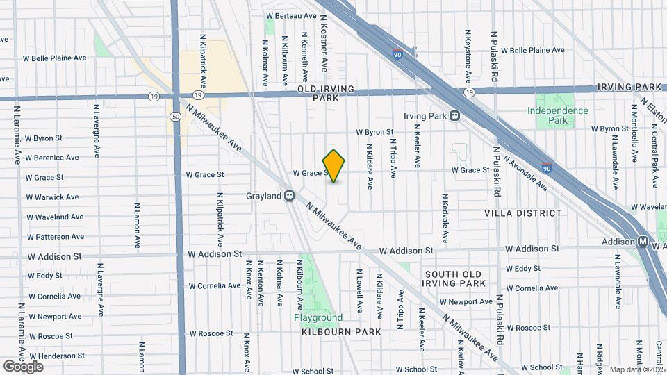 3747 N Kostner Ave, Unit 2 Map and Location Details