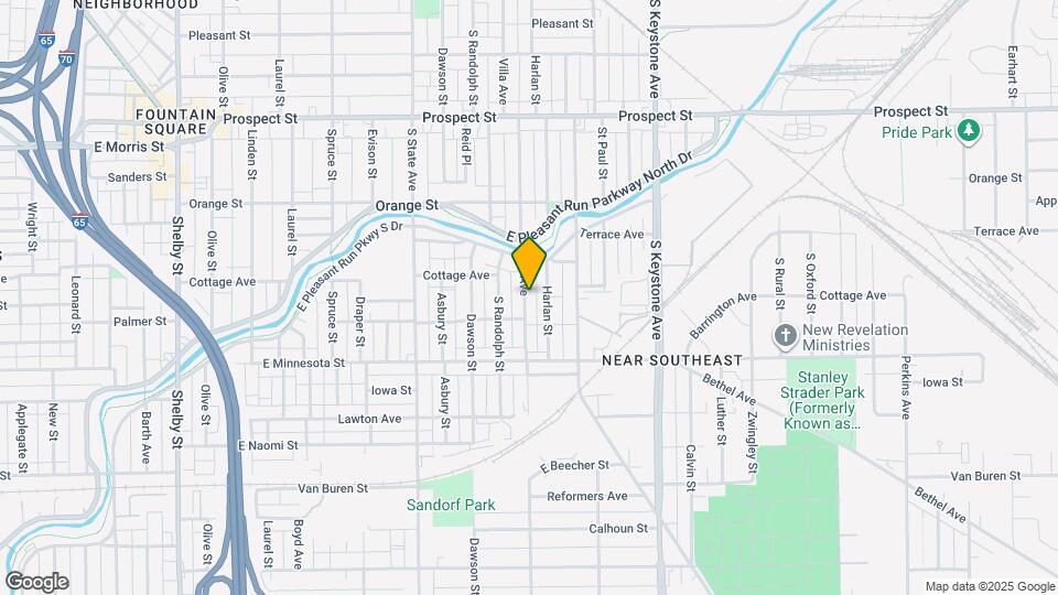 1525 Villa Ave Map and Location Details