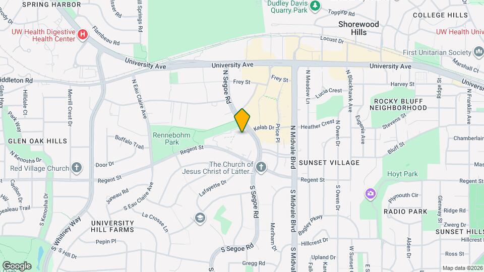 404 N Segoe Rd Map and Location Details