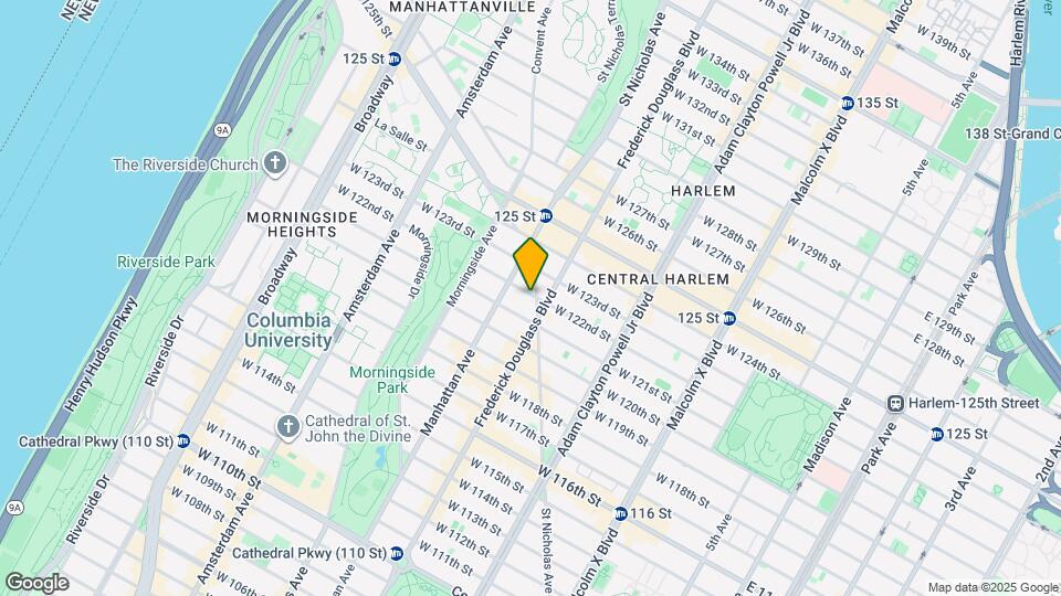 300 W 122nd St Map and Location Details