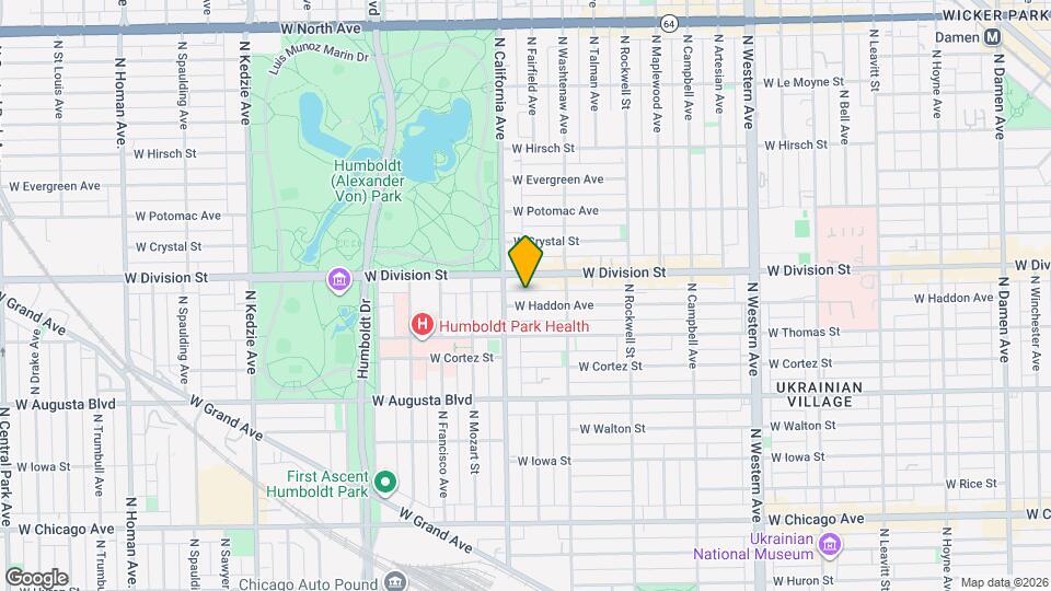 2740 W Haddon Ave, Unit 1 Map and Location Details