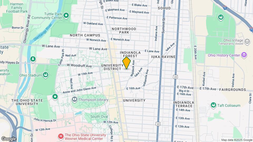 76 E 18th Ave Mapa y Detalles de la Ubicación