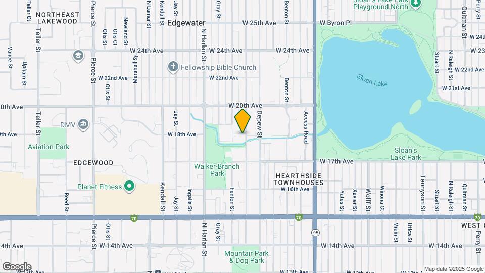 1821 Eaton St Map and Location Details