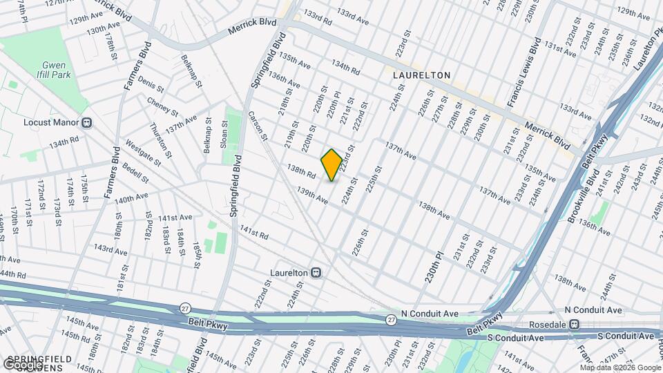 138-26 223rd St Map and Location Details