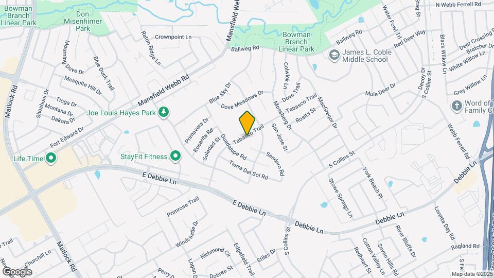 648 Tabasco Trail Map and Location Details